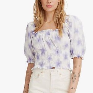 Levi's Women's Tilly Smocked Blouse